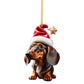 ⏳🔥50 %:N ALENNUS RAJOITETUN AJAN! ⏰🎄 Koiranpennun muotoiset joulukuusen koristeet 🐕🎁