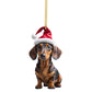 ⏳🔥50 %:N ALENNUS RAJOITETUN AJAN! ⏰🎄 Koiranpennun muotoiset joulukuusen koristeet 🐕🎁