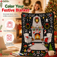 DIY Christmas Coloring Blanket