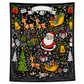 DIY Christmas Coloring Blanket