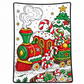 DIY Christmas Coloring Blanket