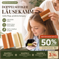🎉🎁1 osta, 1 ilmaiseksi🔥Kaksipuolinen, hienohampainen bambukampa hiusten muotoiluun