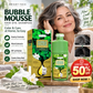 💈NYT 50 % ALENNUS! Kestävä kasviperäinen vaahtoväriaine, Bubble Mousse -väriaineshampoo, helppo kotivärjäys, hellävarainen koostumus harmaiden hiusten peittämiseen